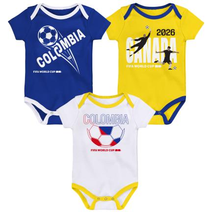 2026 FIFA World Cup 3 Piece Creeper Set Colombia