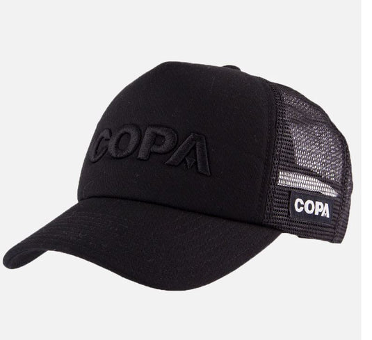 Copa 3D Black Logo Trucker Cap