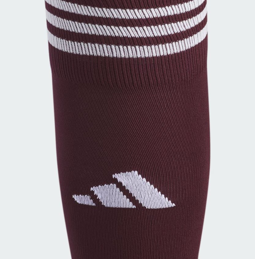 adidas Copa Zone 5 Soccer Socks Maroon