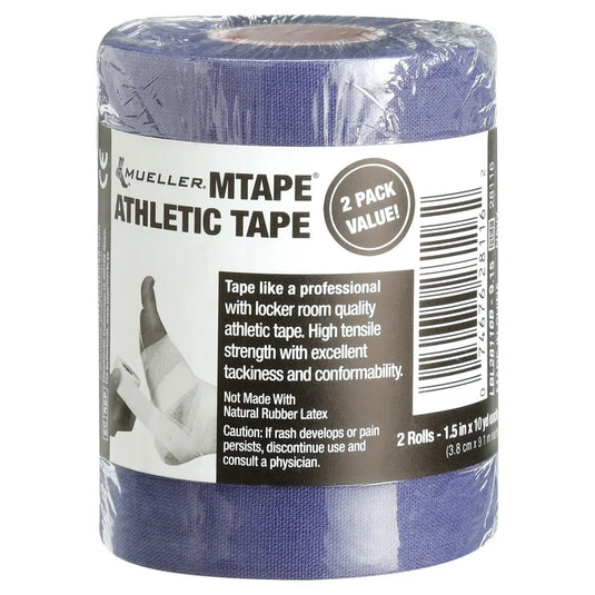 Meuller M Tape Athletic 2 Pack for Shinguards Navy Blue