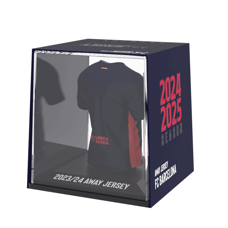 Load image into Gallery viewer, FC Barcelona - Away - 24/25 Collectible Mini Jersey
