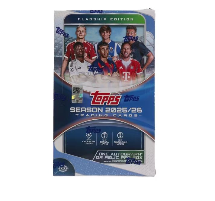 Load image into Gallery viewer, 2025/26 Topps UEFA Club Competitions Soccer Hobby Box
