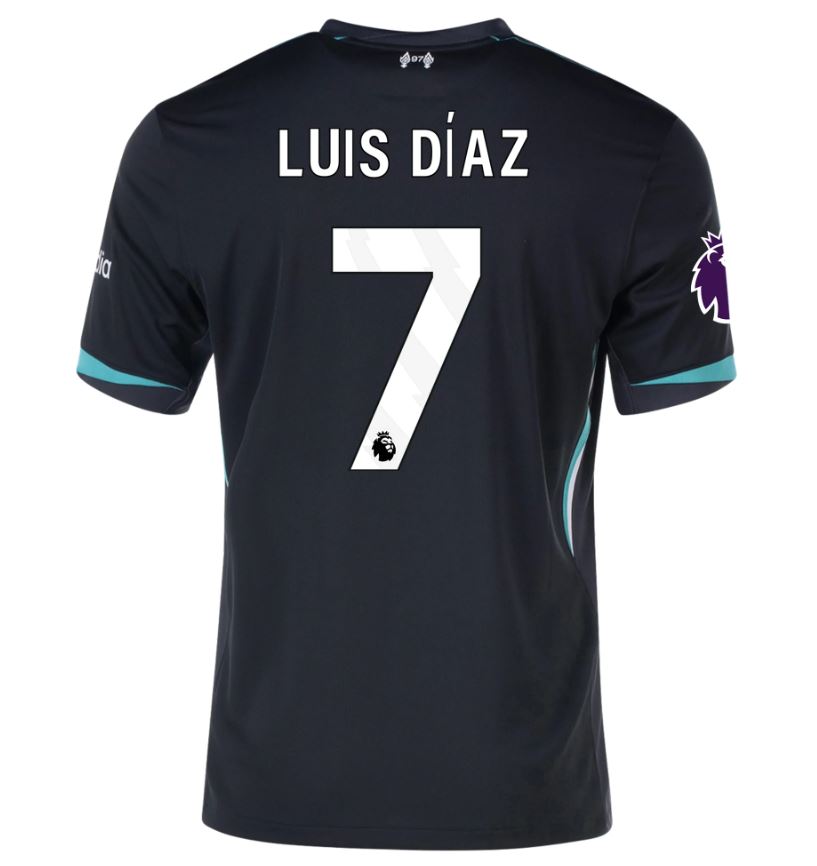 Luis Diaz #7 Nike Men's Liverpool 24/25 Stadium Away Jersey