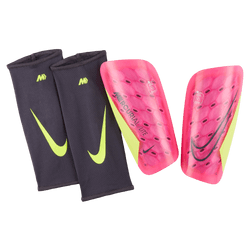 Nike Mercurial Lite Soccer Shinguards with Sleeves Pink Blast