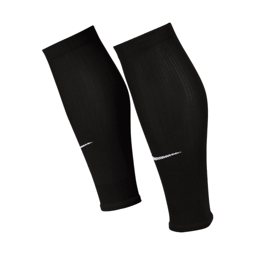 Nike Strike Footless Soccer Socks Cut Socks Black Leg Sleeves