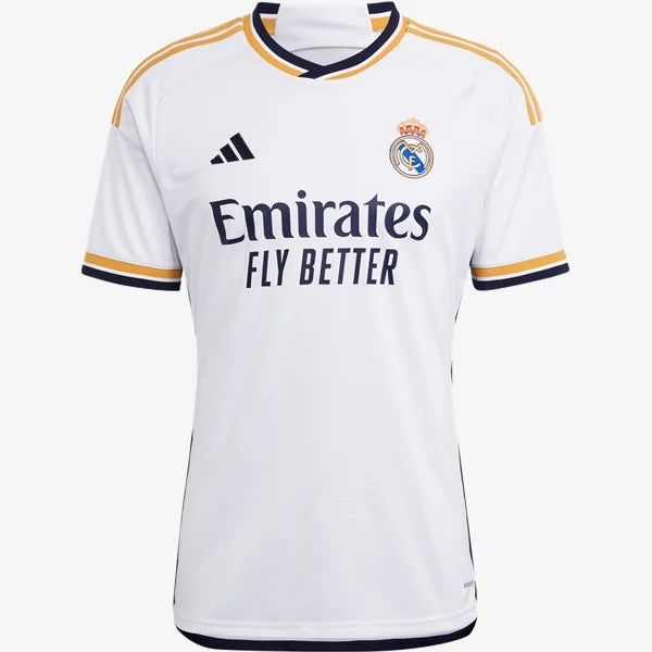adidas Real Madrid Home Jersey Mens 2023-2024 Bellingham #5