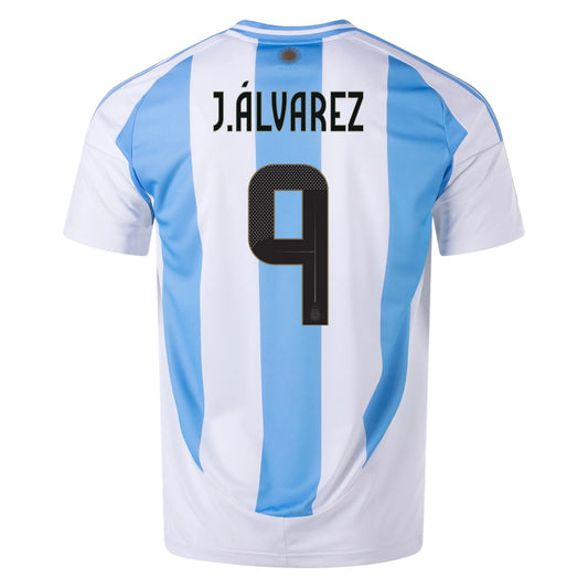 adidas Men's Argentina 24/25 Home Julian Alvarez #9 Jersey