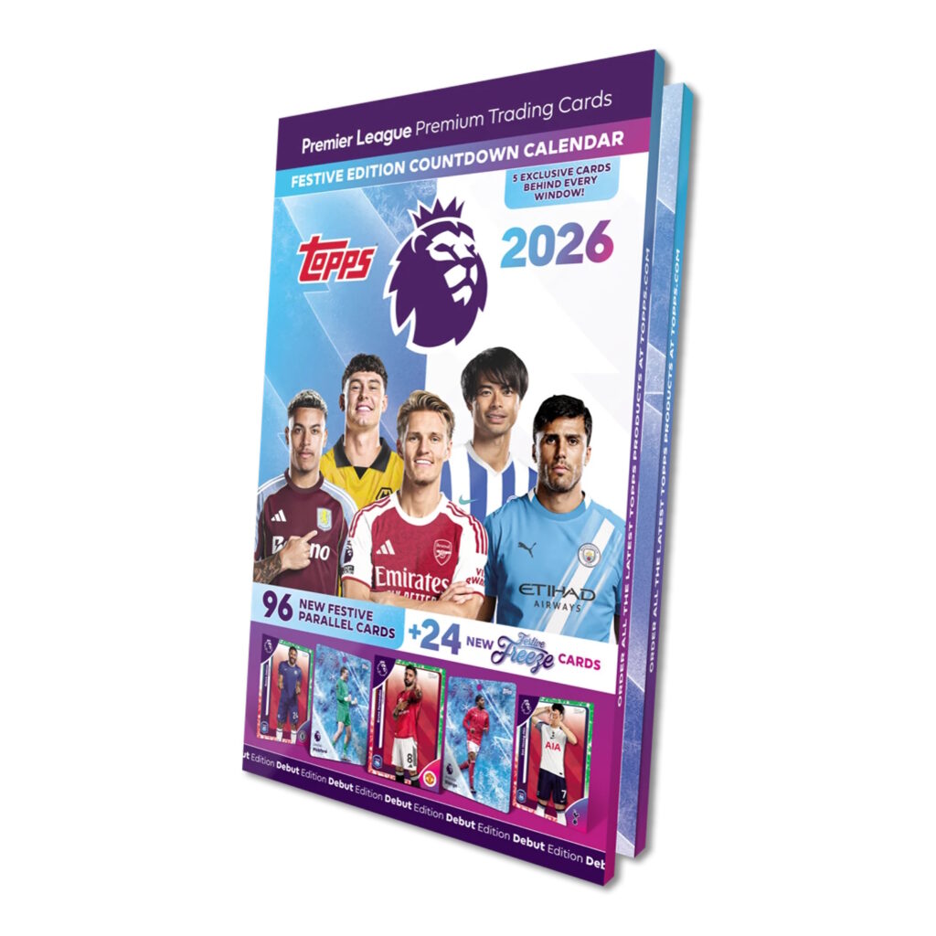 2025-26 Topps Premier League Debut Edition Cards Advent Countdown Calendar