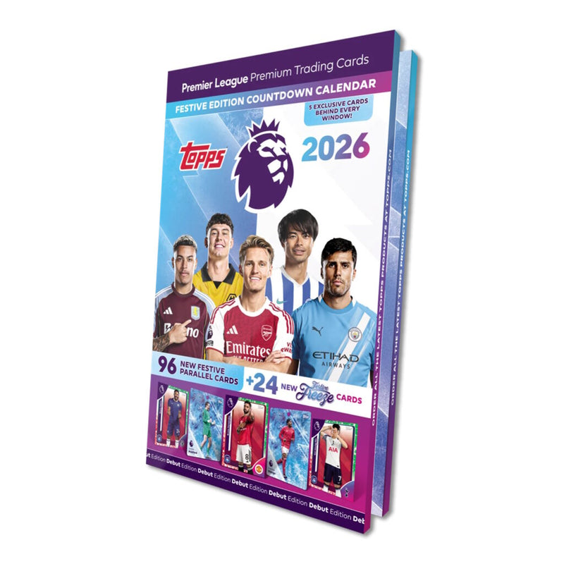 Load image into Gallery viewer, 2025-26 Topps Premier League Debut Edition Cards Advent Countdown Calendar
