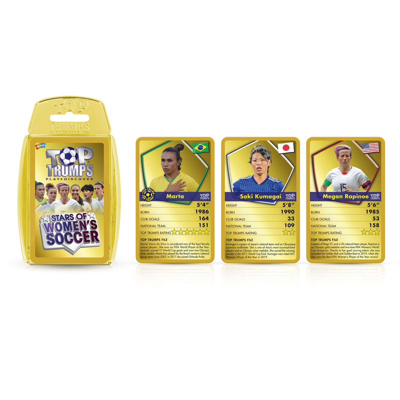 Load image into Gallery viewer, Stars of Women's Soccer Top Trumps Card Game
