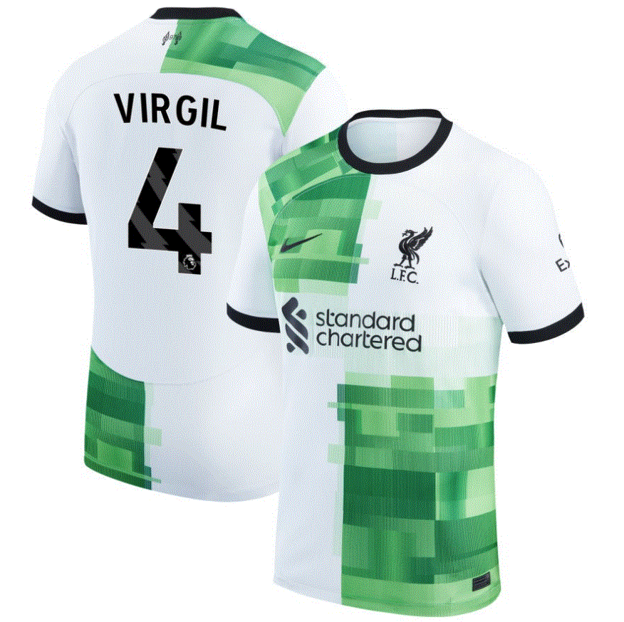 Nike Liverpool FC 2023/24 Stadium Away Jersey Virgil #4