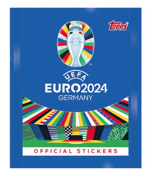 Topps UEFA Euro 2024 Germany Stickers Mega Starter Pack Album + 48 Stickers