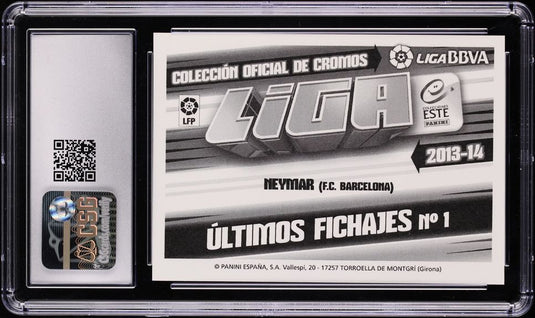 2013 Panini Este Liga BBVA Stickers Ultimos Fichajes Neymar Jr. #1 CSG 10 GEM