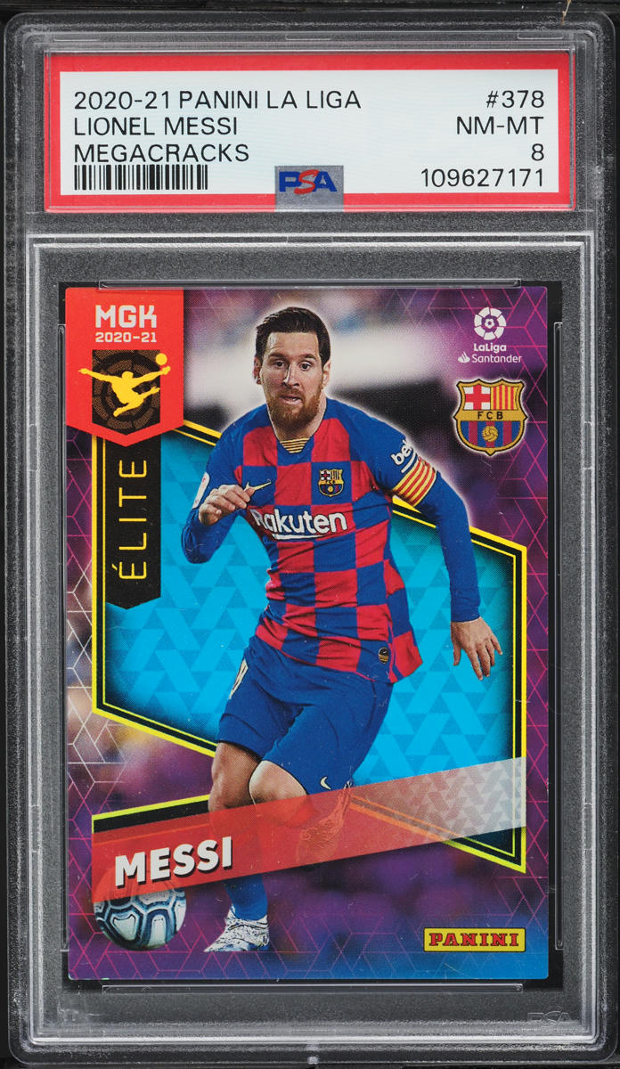 2020 Panini La Liga Mega Cracks Lionel Messi #378 PSA 8 NM-MT
