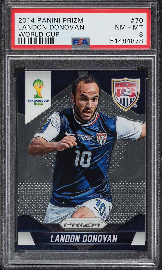 2014 Panini Prizm World Cup Landon Donovan #70 PSA 8 NM-MT