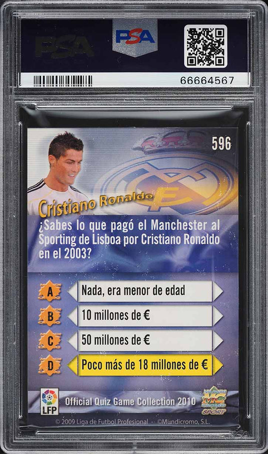 2009 Mundi Cromo Campeonato Nacional De Liga Bronze Cristiano Ronaldo