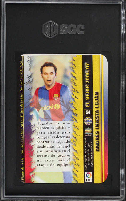 2007 Mundicromo S.L. Las Fichas De La El Mejor Horizontal Andres Iniesta SGC 6