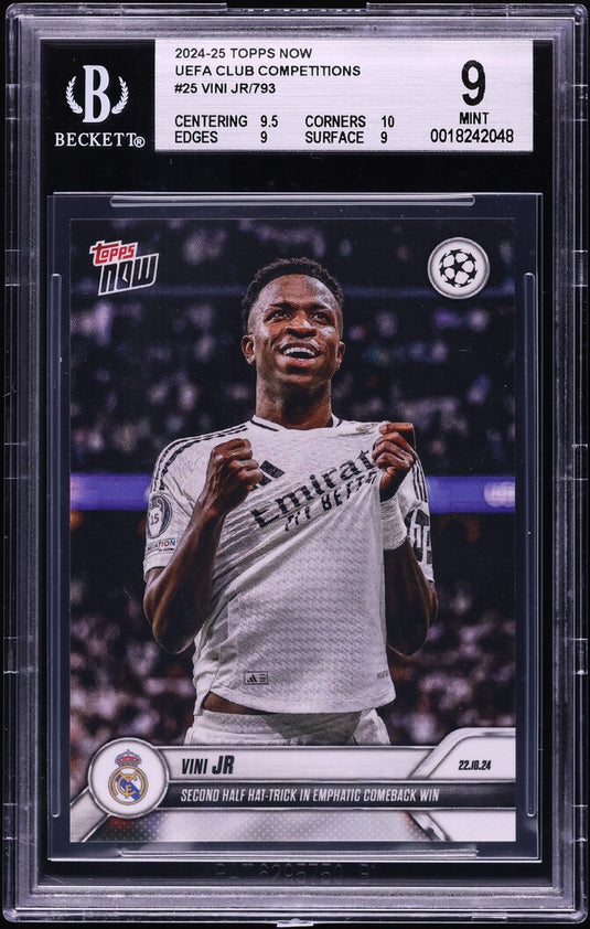 2024 Topps Now UEFA Club Competitions Vini Jr.