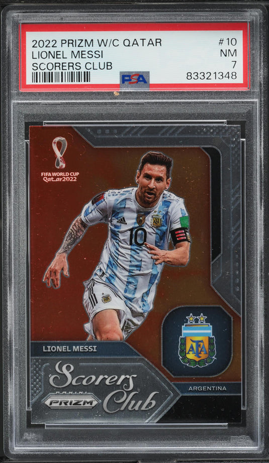 2022 Panini Prizm World Cup Scorers Club Lionel Messi