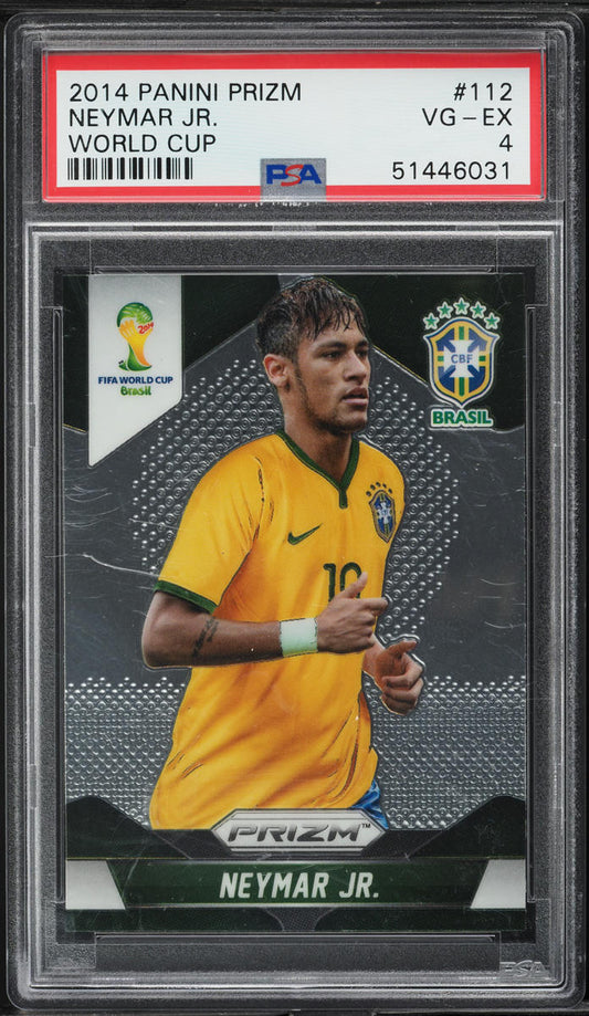2014 Panini Prizm World Cup Neymar Jr. #112 PSA 4 VGEX