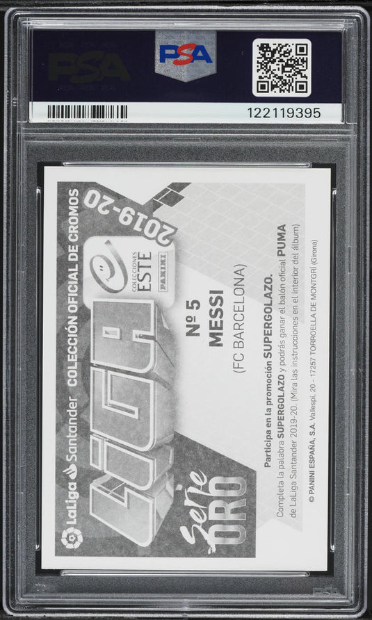 2019 Panini Colecciones Este La Liga Serie Oro Messi