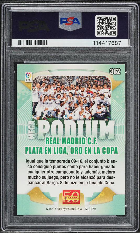 2011 Panini Mega Cracks Liga BBVA Real Madrid Ronaldo Trophy