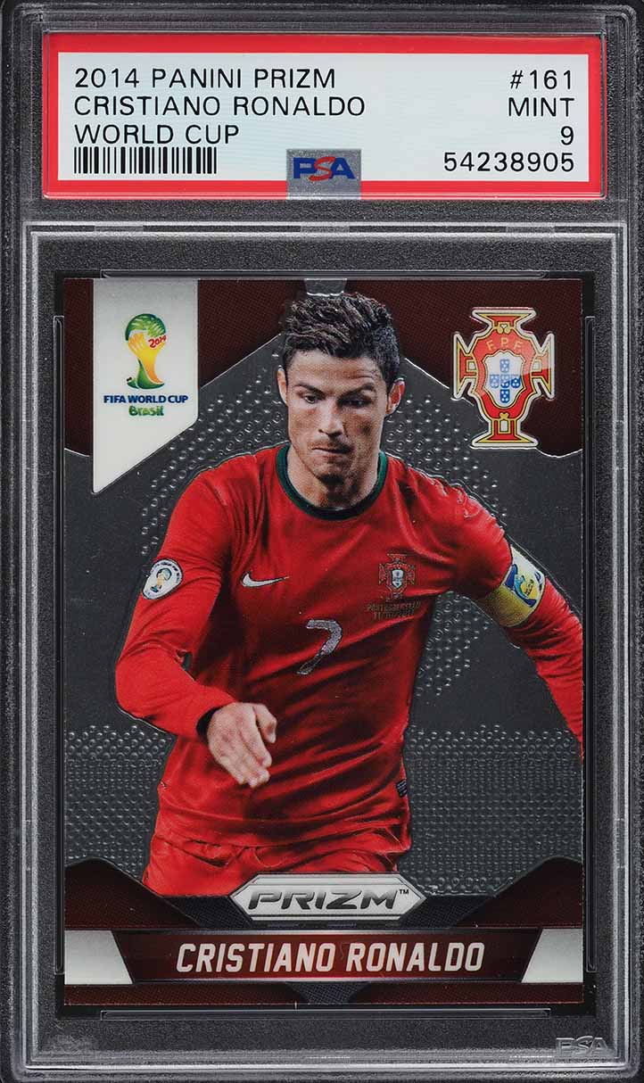 2014 Panini Prizm World Cup Cristiano Ronaldo #161 PSA 9 MINT