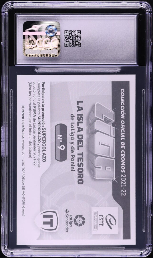 2021 Panini La Liga Santander Lionel Messi #9 CGC 7.5 NRMT+