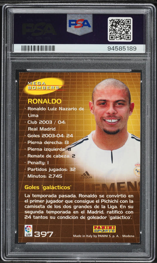 2004 Panini Sports Mega Cracks Ronaldo