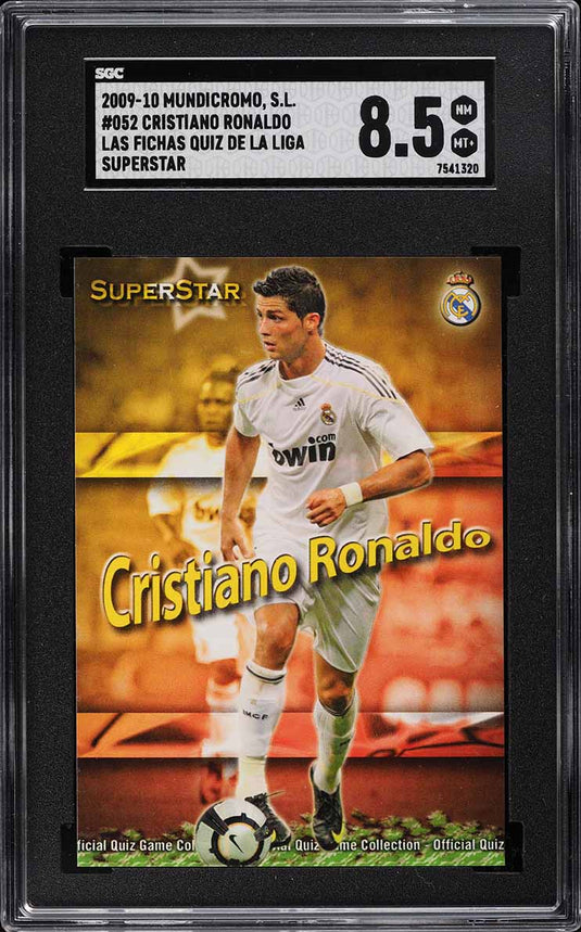 2009 Mundi Cromo Las Fichas De La Liga Superstar Cristiano Ronaldo #52 SGC 8.5