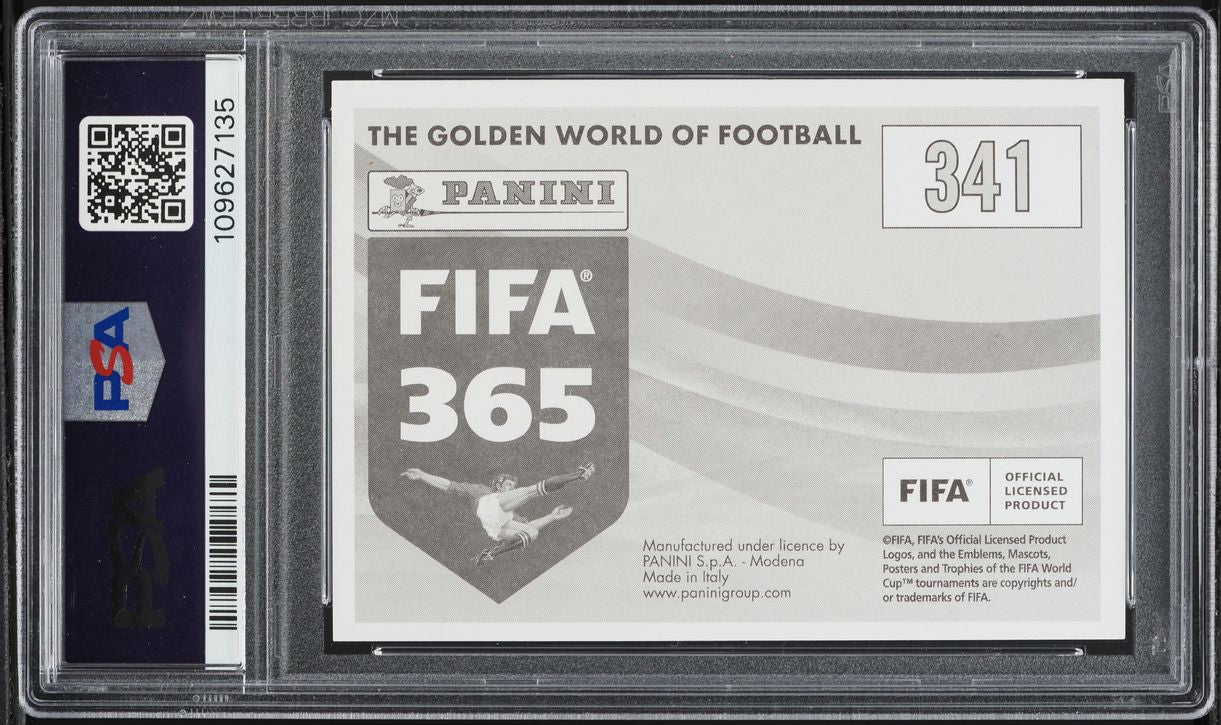 2021 Panini FIFA 365 Lionel Messi Argentina #341 PSA 8 NM-MT