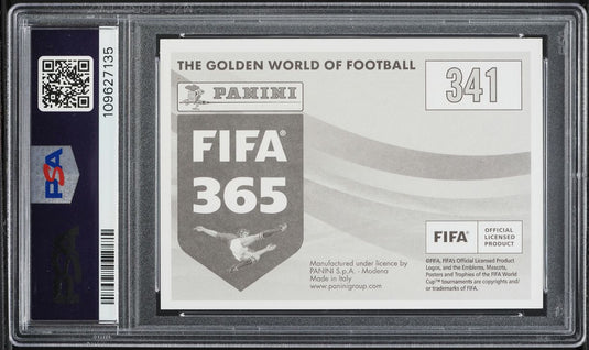 2021 Panini FIFA 365 Lionel Messi Argentina #341 PSA 8 NM-MT