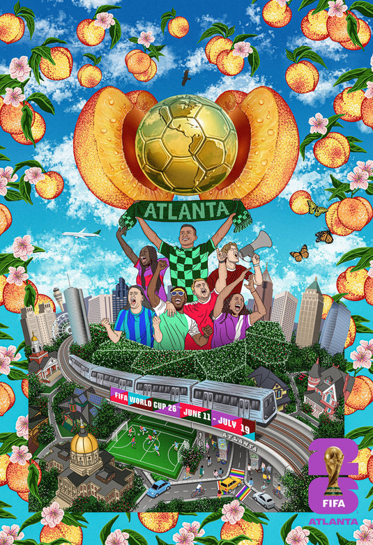 FIFA World Cup 26™ – Atlanta Poster (Officially Licensed): 16x24