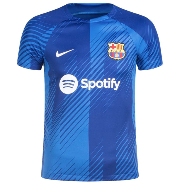 FC Barcelona Academy Pro Men's Nike Dri-Fit Pre-Match Soccer Top