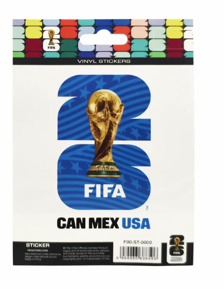 FIFA World Cup 2026 Vinyl Sticker Logo USA Blue