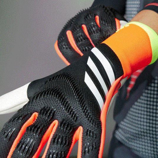 adidas Predator GL Pro Goalkeeper Glove Black Solar Red