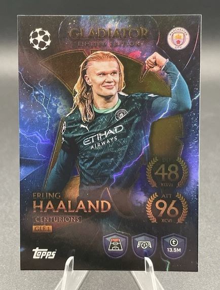 Load image into Gallery viewer, #1 Mega Tin Gladiators Centurions 2025-26 Topps Match Attax UEFA Champions League Cards

