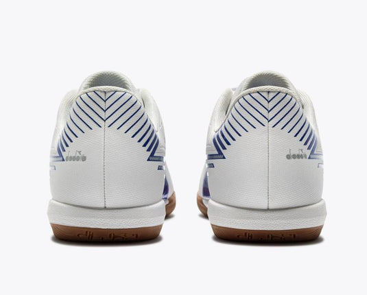 Diadora Pichichi 8 Indoor Soccer Futsal Shoes Blue White