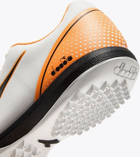 Diadora Pichichi 7 Turf Soccer Shoes White Orange