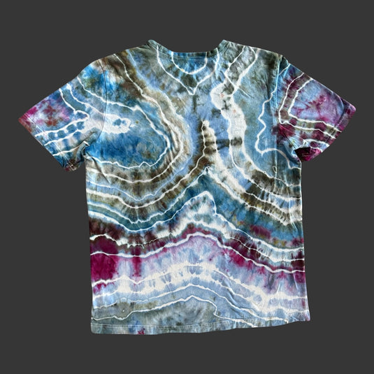 Custom Tie-Dye  adidas Argentina 2022 World Cup Winners Tee Messi Celebration