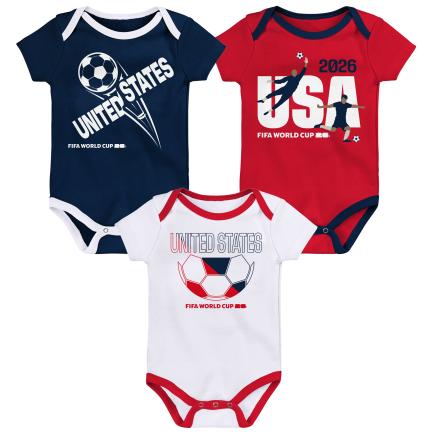 Load image into Gallery viewer, 2026 FIFA World Cup 3 Piece Creeper Set USA

