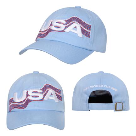 USA World Cup 2026 Dad Cap Light Blue