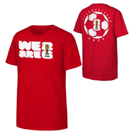 Red Youth FIFA Official World Cup Logo T-shirt
