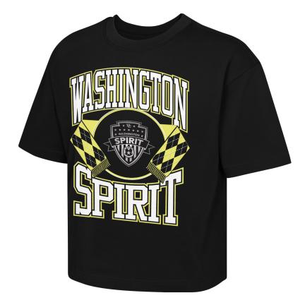Youth Washington Spirit Stack Short Sleeve Boxy Tee