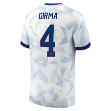 Load image into Gallery viewer, Nike Youth USA 2025 Home Jersey USWNT 4 Stars White Girma #4
