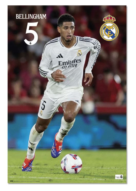 Jude Bellingham – Real Madrid Action Poster (24 X 36″)