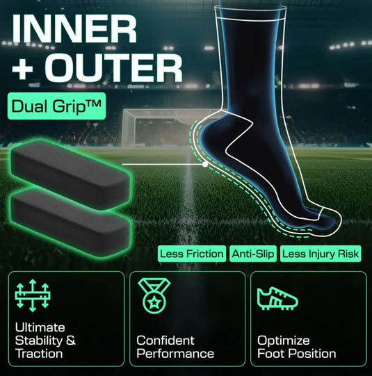 Lux ProCleat Performance Grip - Calf Sock - White