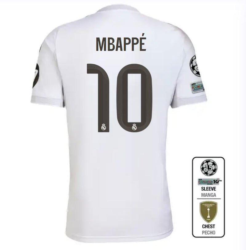 Load image into Gallery viewer, Mbape #10 UCL Men's Real Madrid Home Jersey 2025/26
