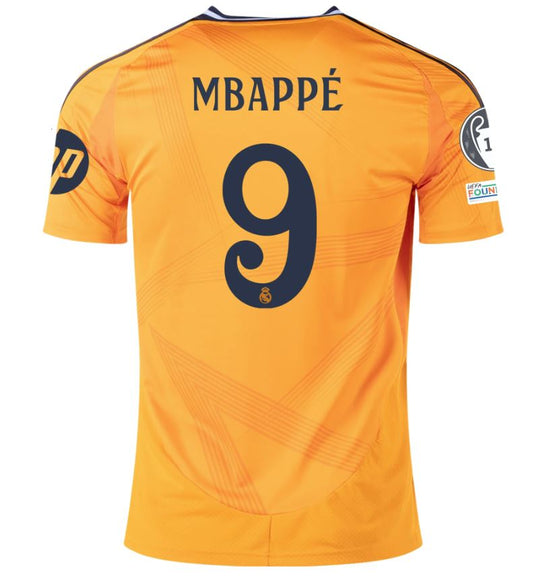 UCL Version Mbappe #9 adidas Men's Real Madrid Away Jersey 2024/25