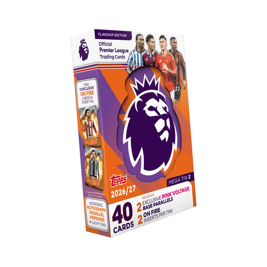 2026-27 Topps Premier League Flagship Cards Mega tin